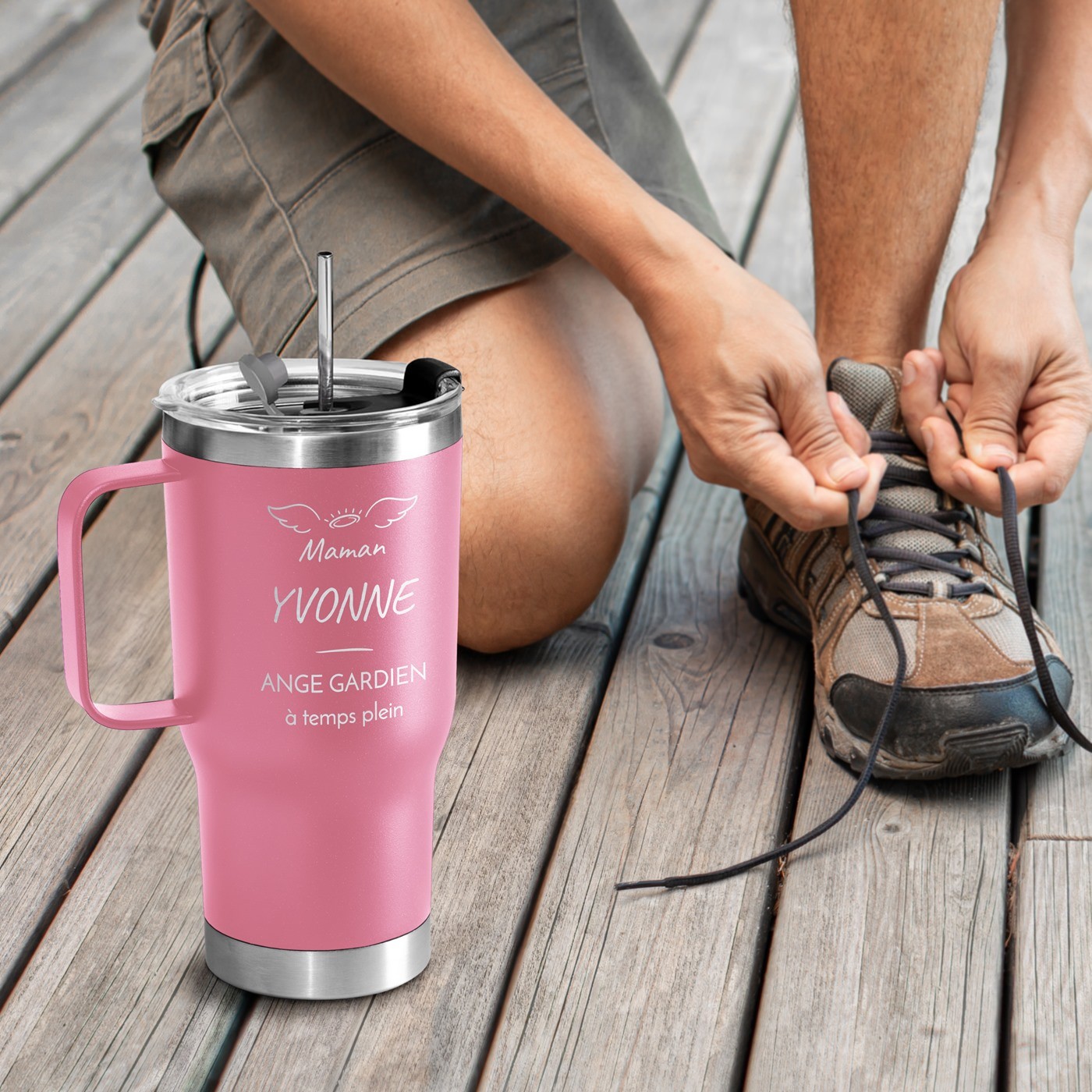 Tasse thermique personnalisée Murrano pour la fête des mères