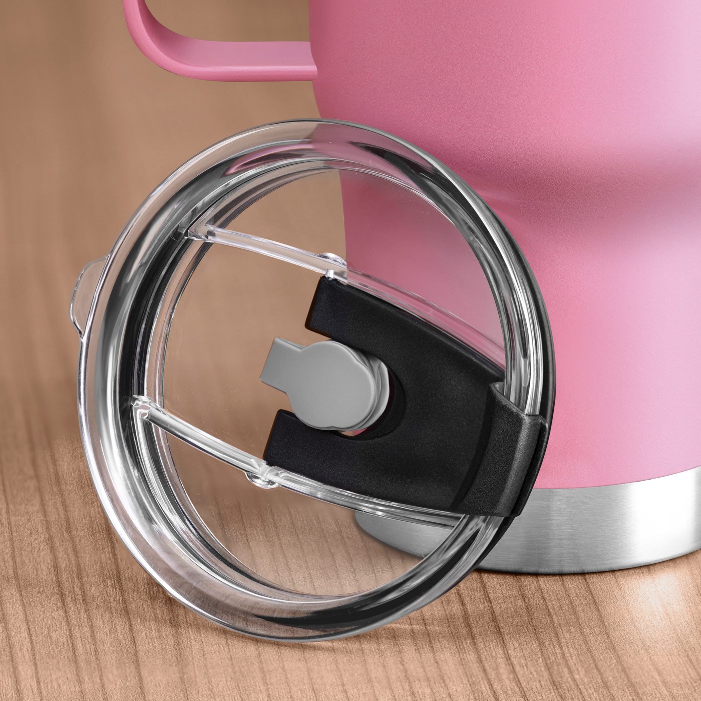 Taza térmica Murrano - Rosa personalizada para el cumpleaños de una mujer