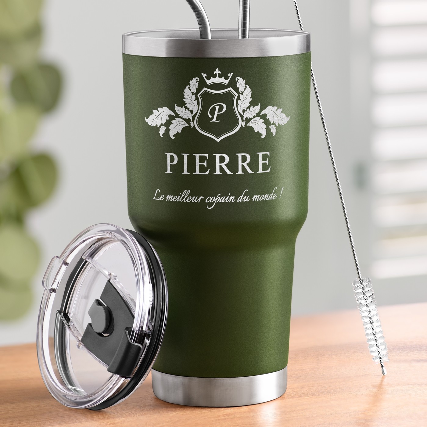 Murrano Personalized Insulated Cup - Green
