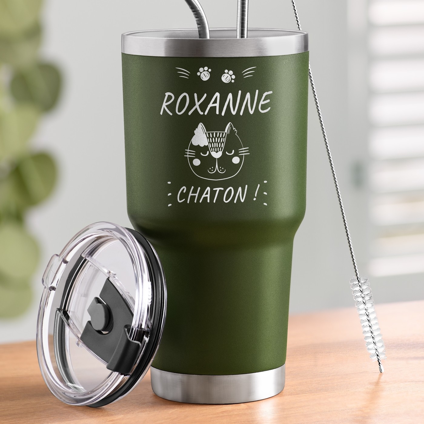 Murrano Personalized Insulated Cup - Green