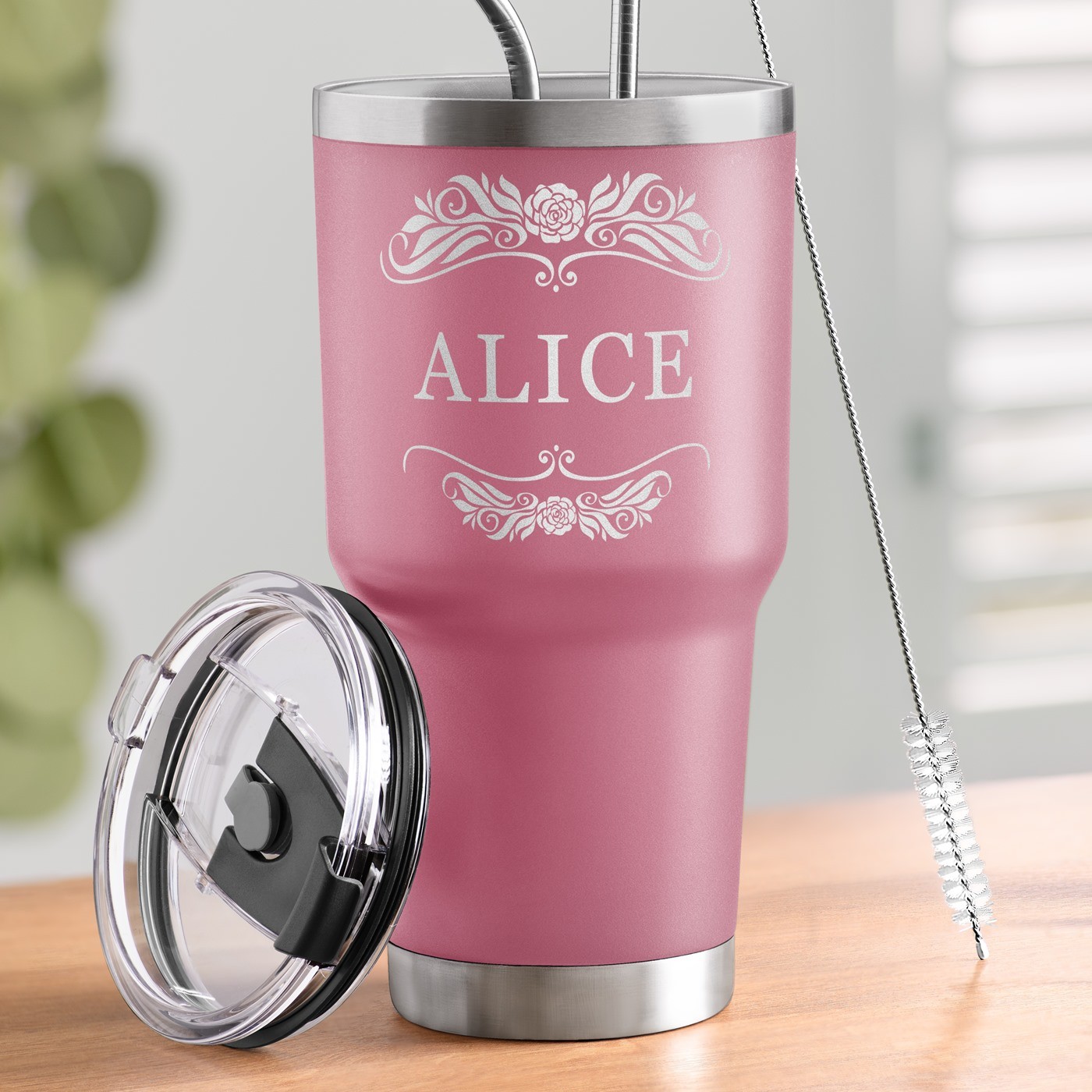 Taza aislante Murrano - Personalizada con grabado para un regalo de Día de San Valentín