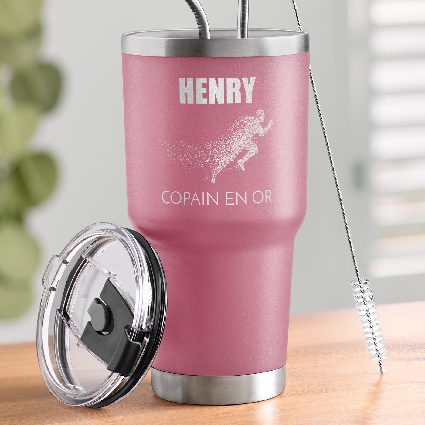 Mug isotherme Murrano avec gravure pour l'anniversaire d'un ami