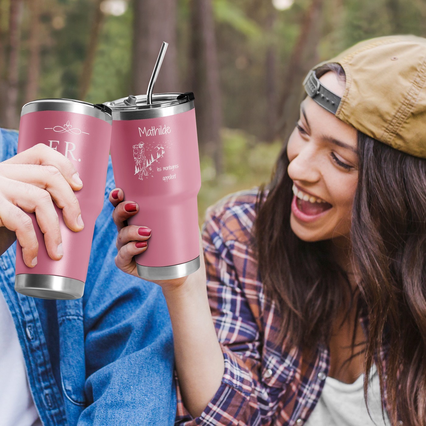 Murrano Insulated Mug - Personalized with Gravure for Mountain Fan