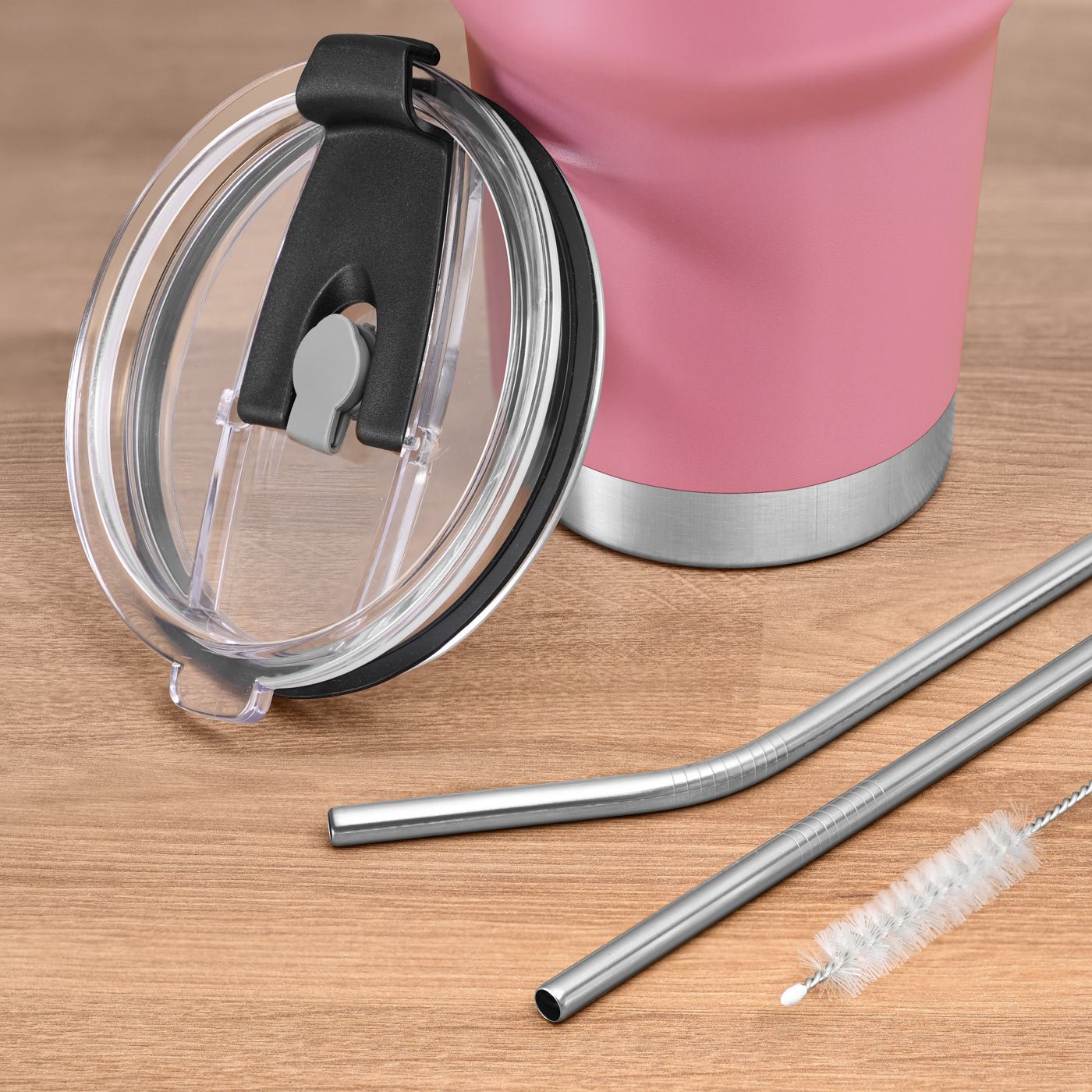 Tasse isothermique personnalisée - Rose pour un cadeau de promotion au travail