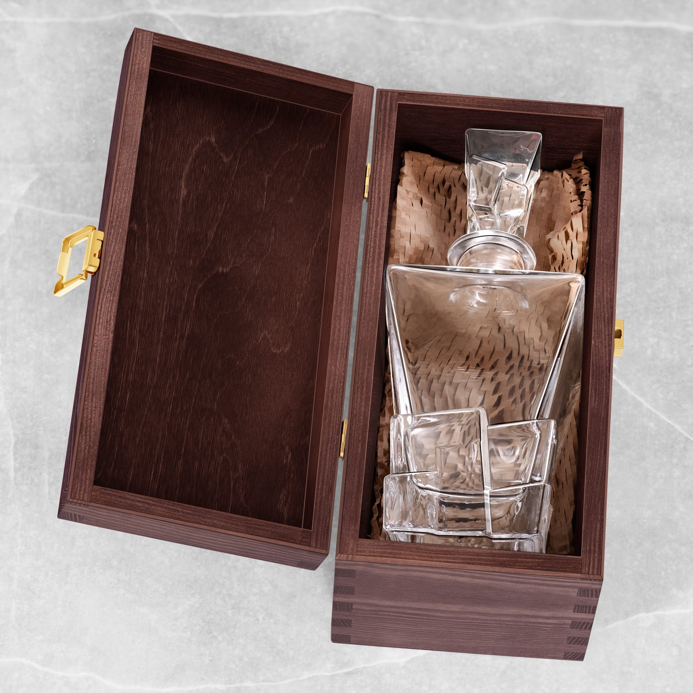 Murrano Exclusive Wooden Box for a Carafe + Free Accessory