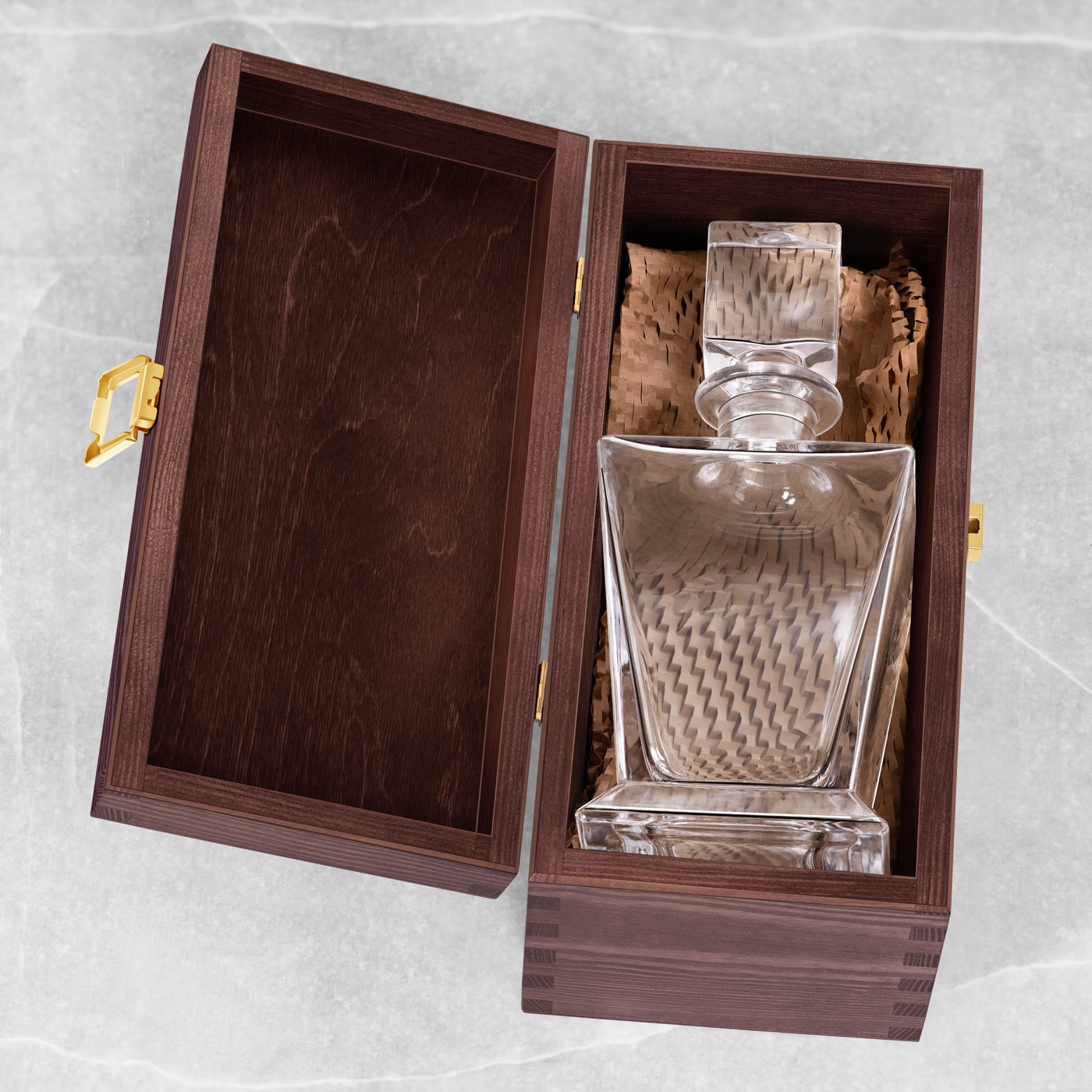 Murrano Exclusive Wooden Box for a Carafe + Free Accessory