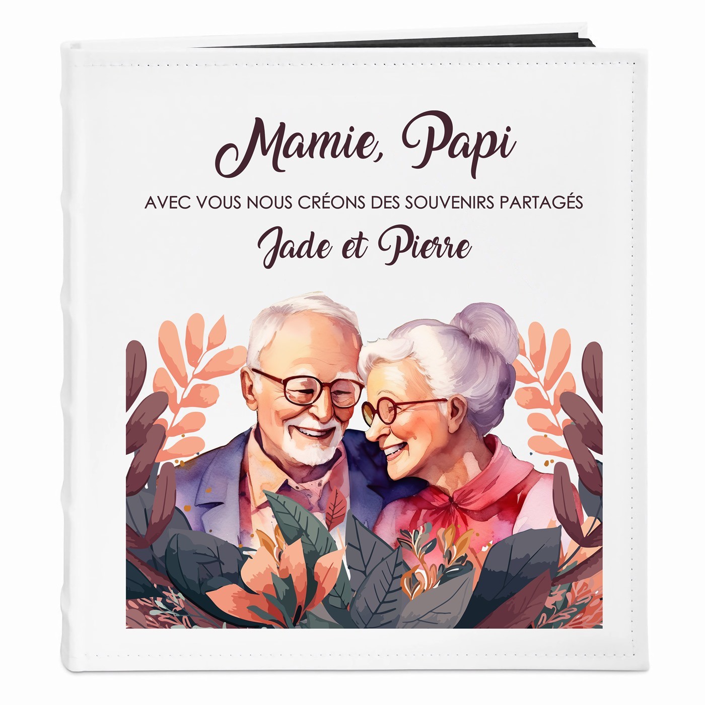 Murrano Personalized Photo Album for Grandparents