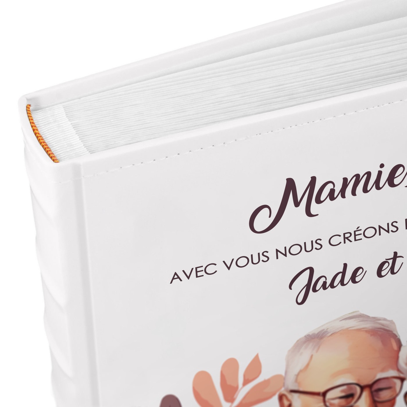 Murrano Photo Album 10x15 with Cover Personalization for Grandparents