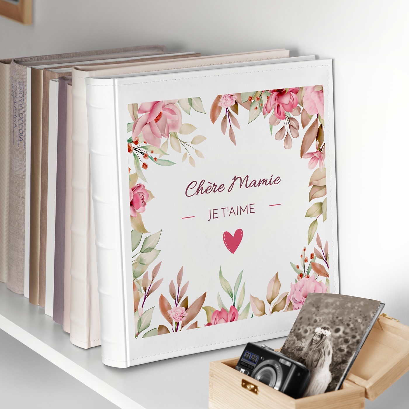 Murrano Photo Album 10x15 with Cover Printing for Grandmother