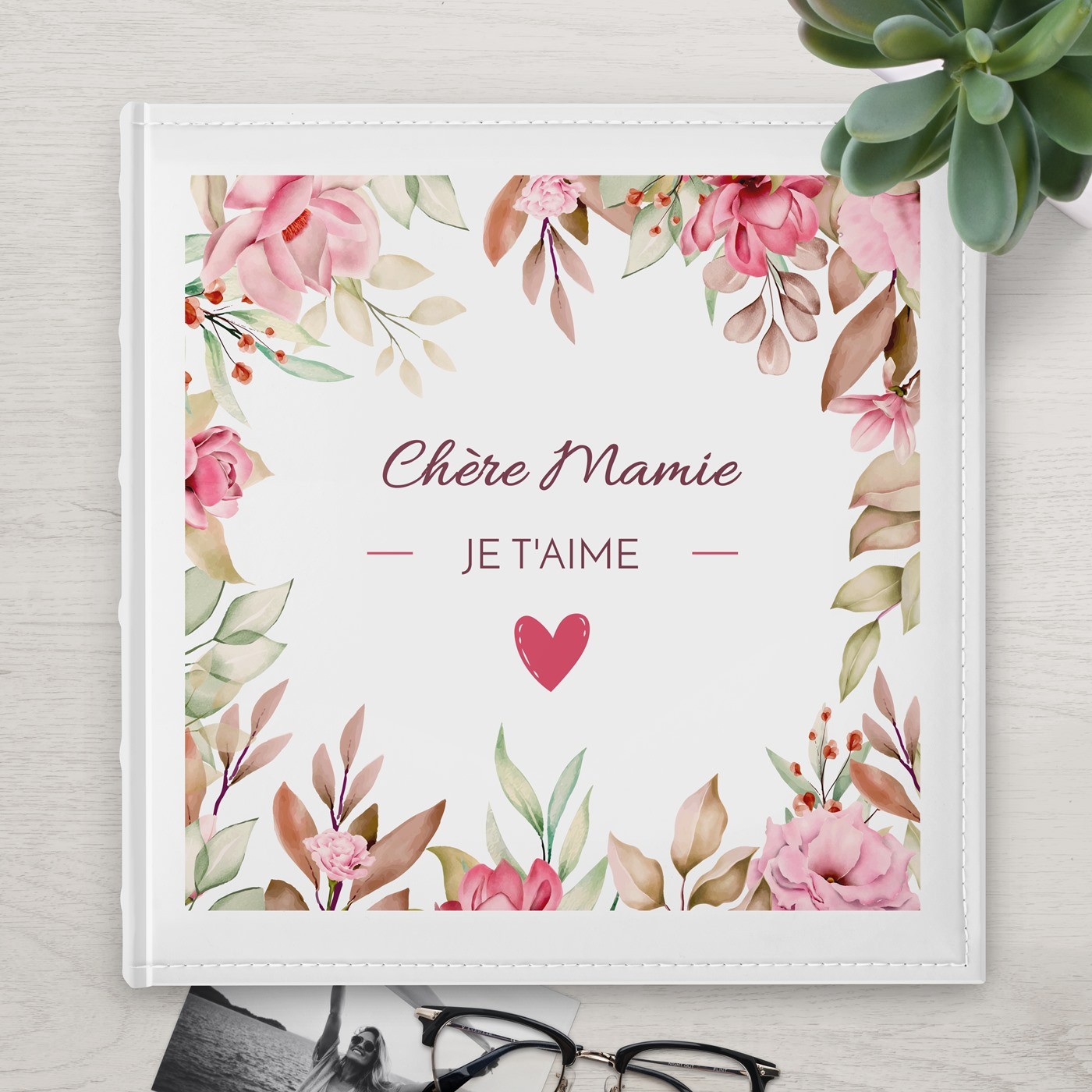 Murrano Photo Album 10x15 with Cover Printing for Grandmother