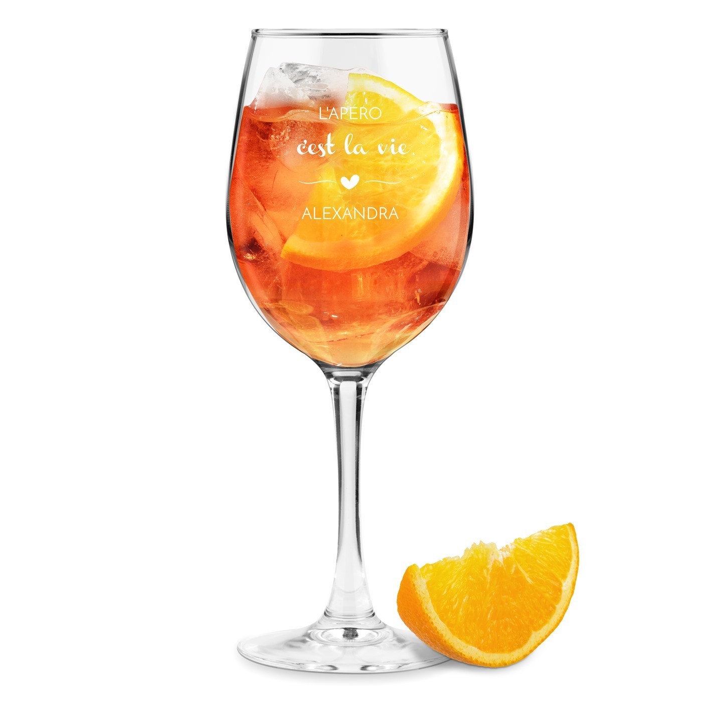 Copo Murrano Aperol Spritz con Grabado para Mujer