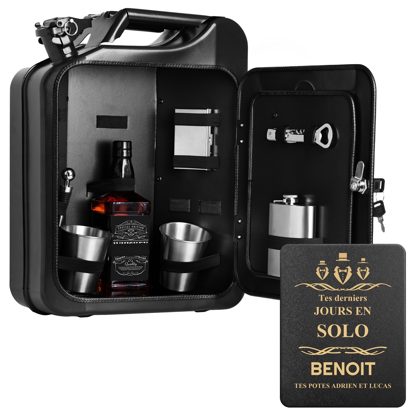 Mini Bar de Murrano con Accesorios y Grabado EVG