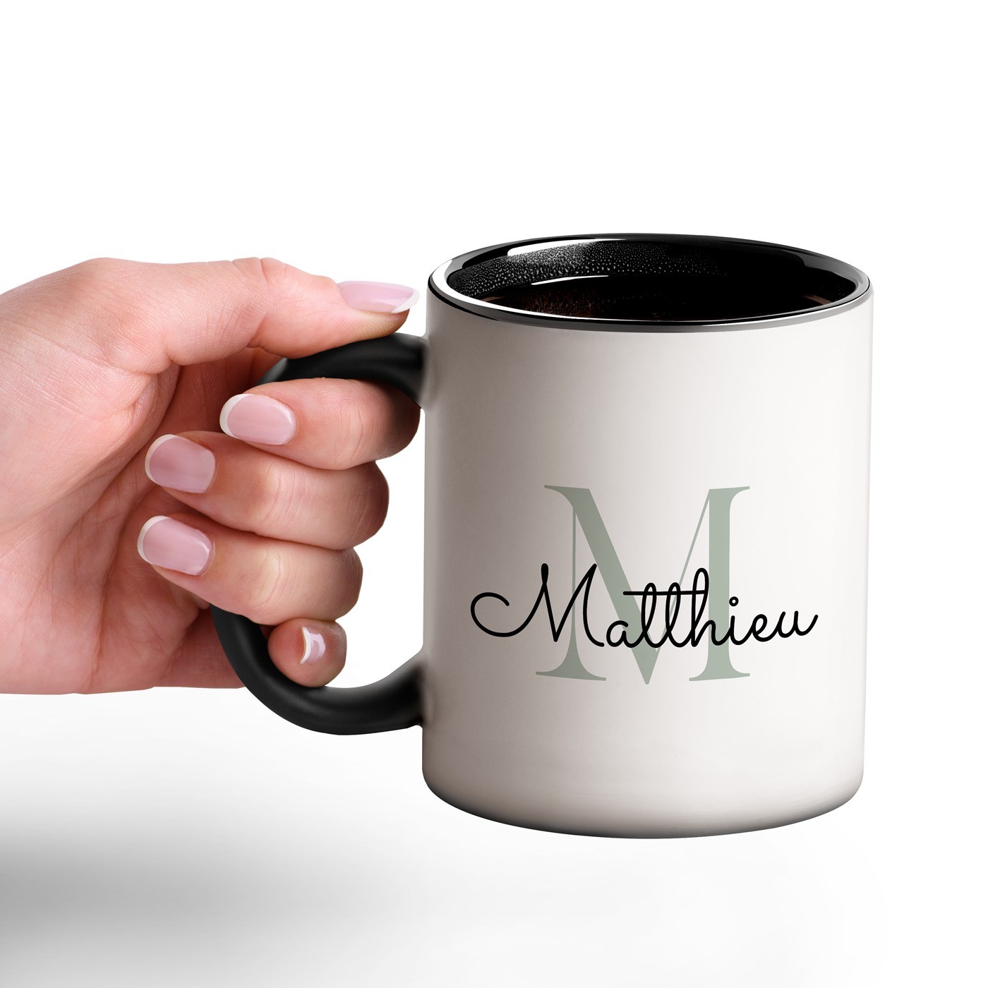 Taza Mágica Murrano - Diseño Sensible al Calor del Negro al Blanco