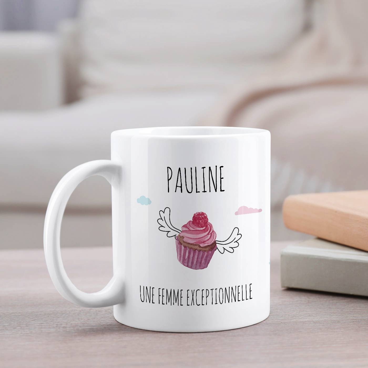 Murrano Ceramic White Mug with Personalized Print for Best Friend's Birthday