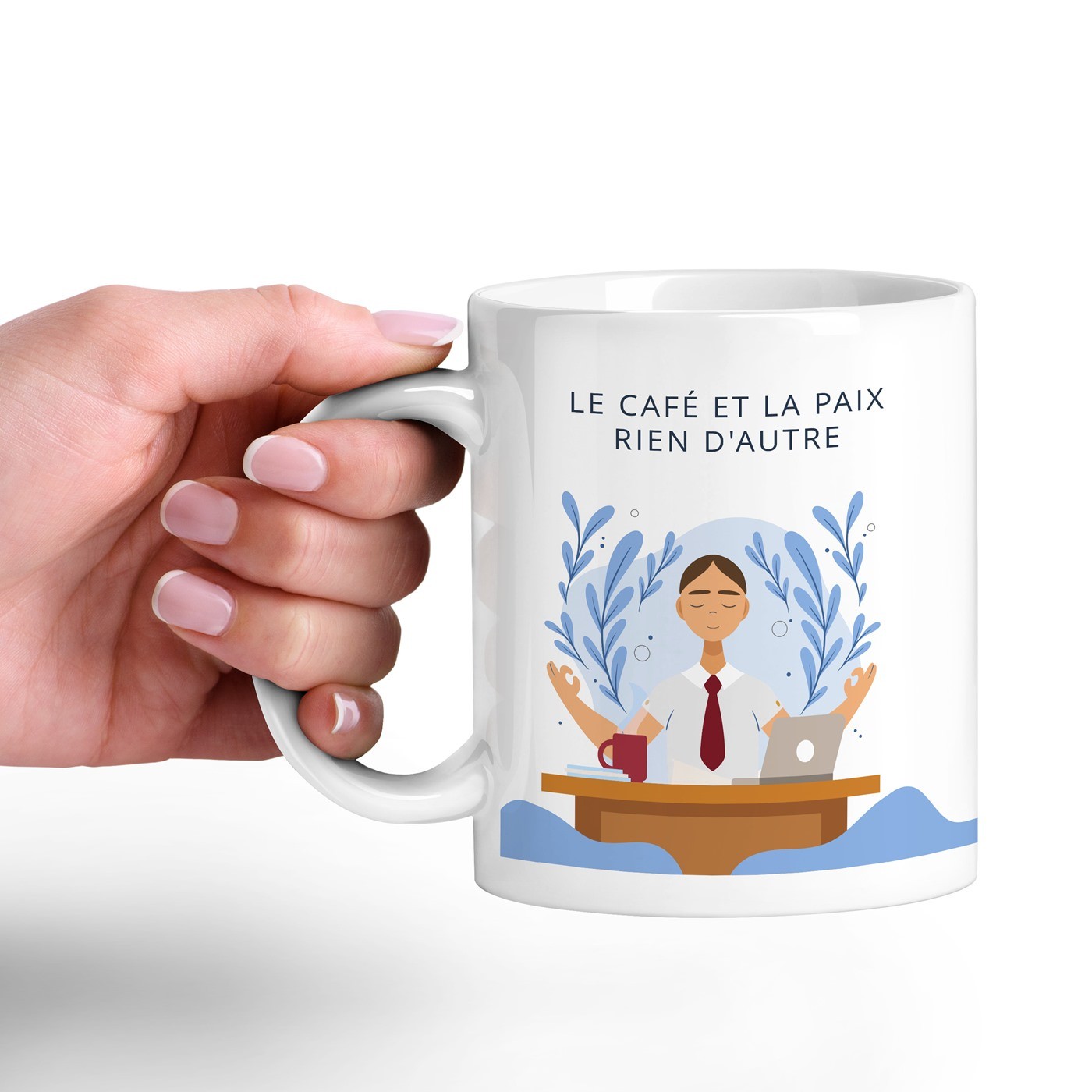 Tasse en céramique Murrano avec impression - Enseignant fin d'année