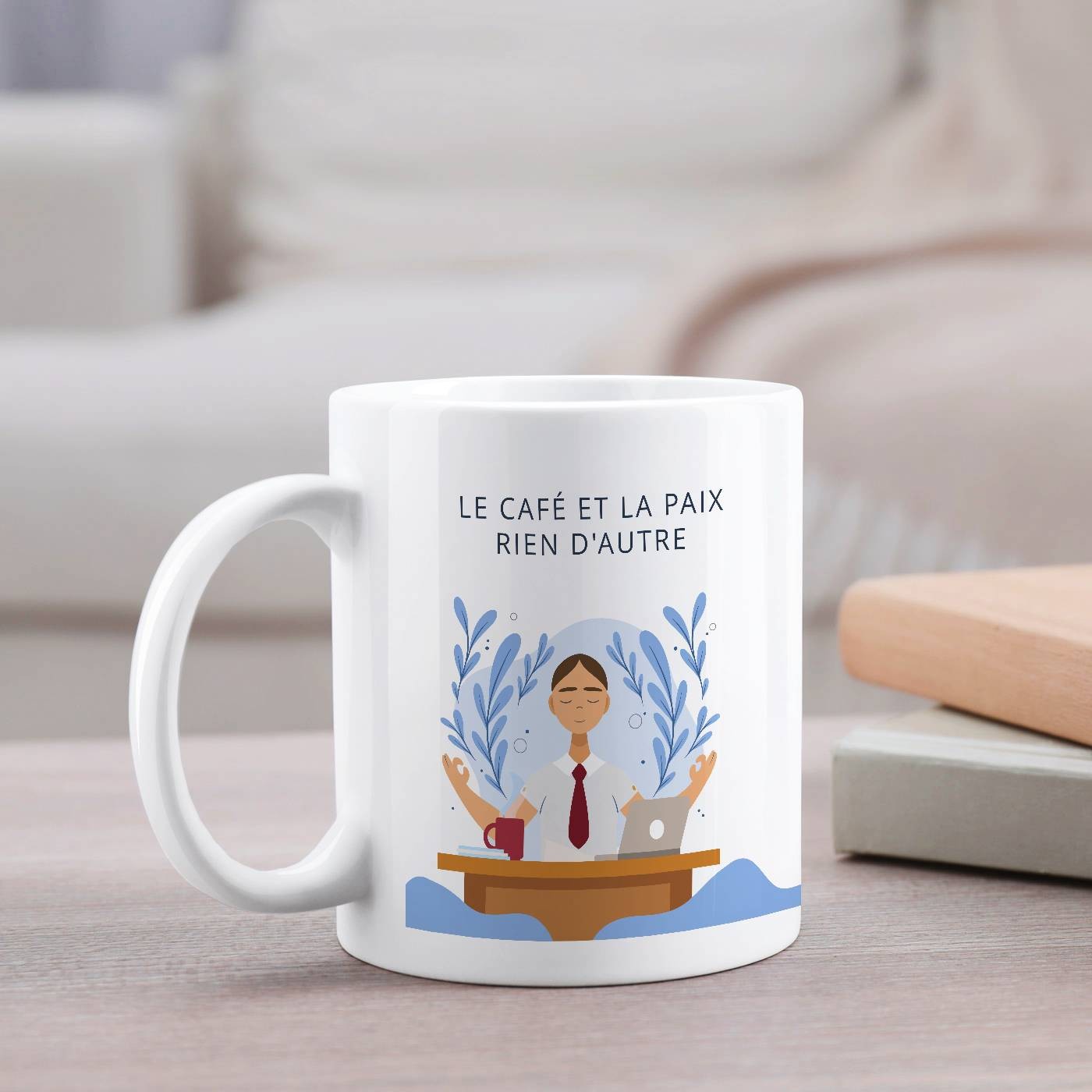 Tasse en céramique Murrano avec impression - Enseignant fin d'année