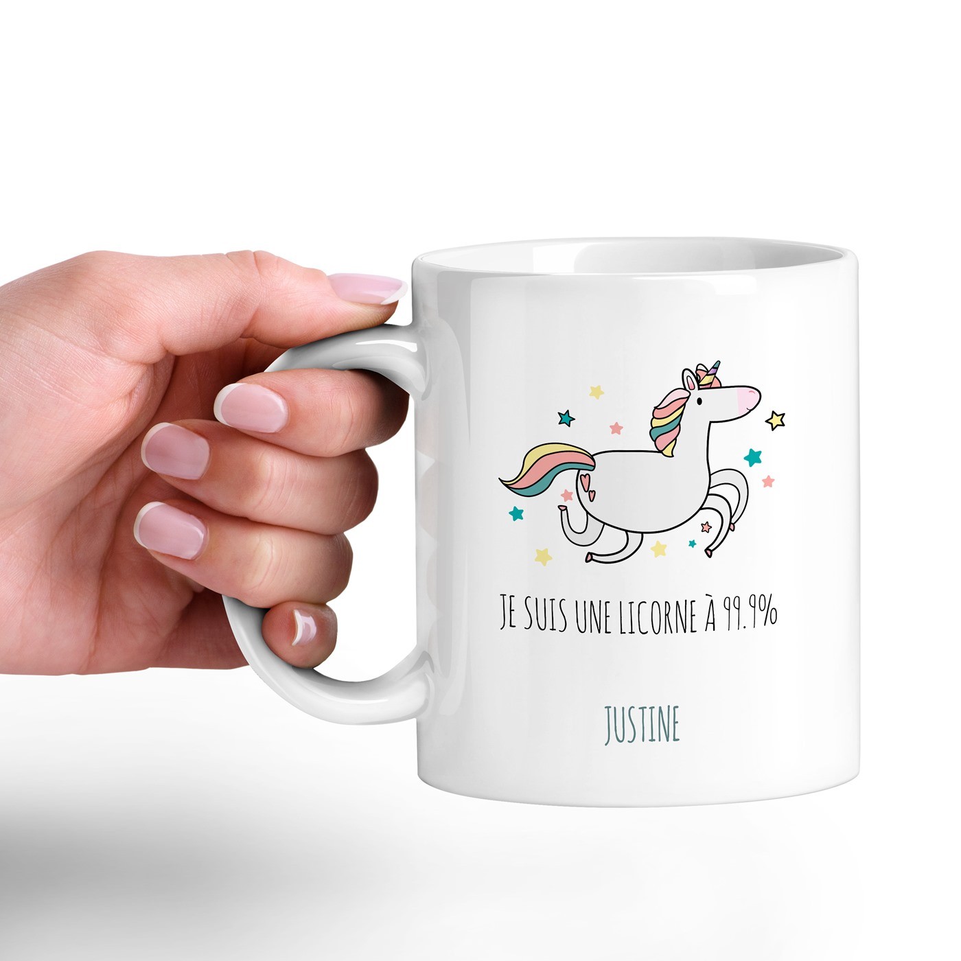 Murrano Ceramic Mug with Print for Little Girl's Special Day