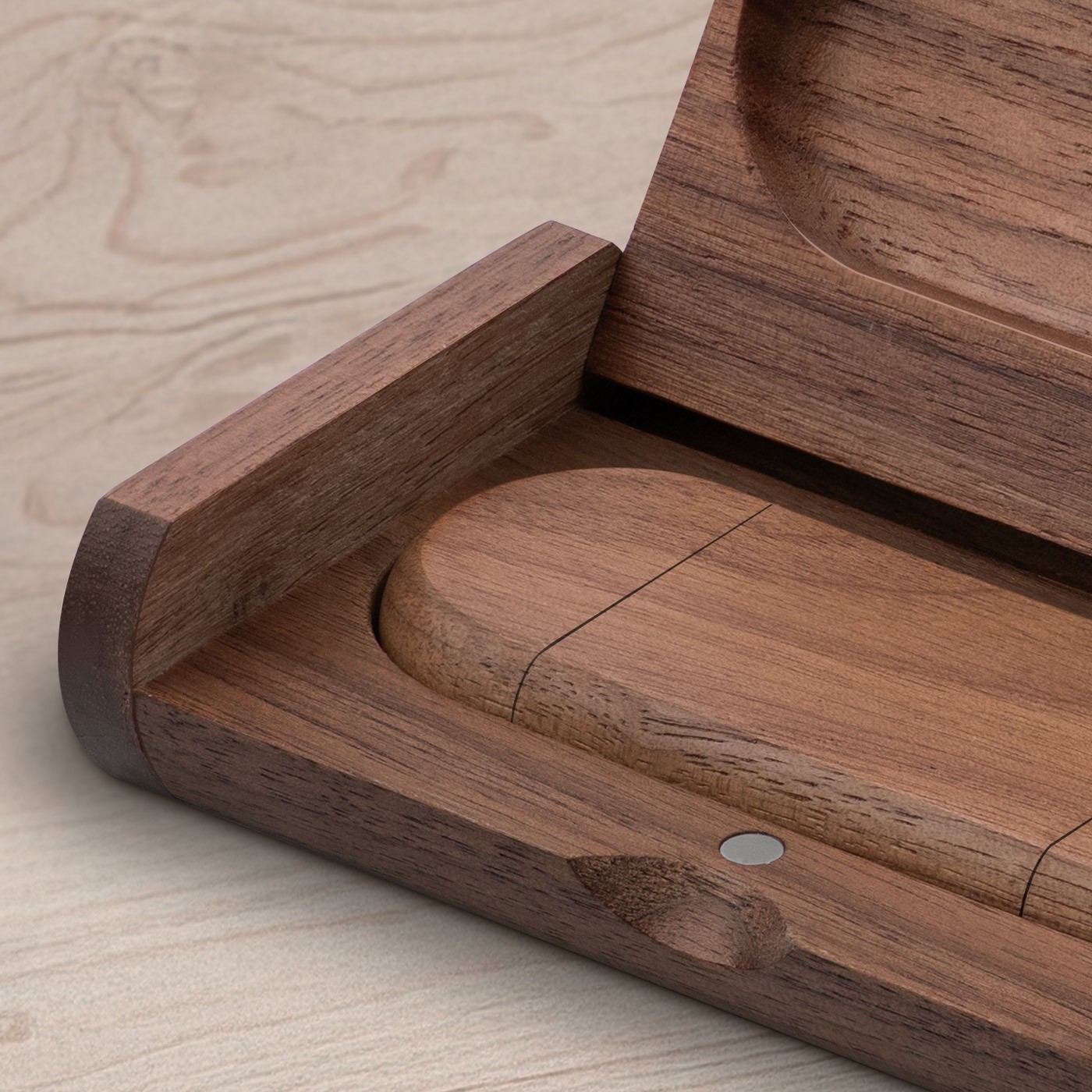 Clé USB en bois Murrano avec gravure laser - 64 Go dans une boîte magnétique (pour un anniversaire de 18 ans)