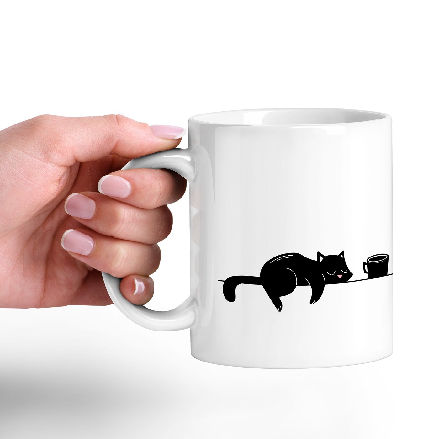 Mug de cerámica con impresión de gatos de Murrano para mujer