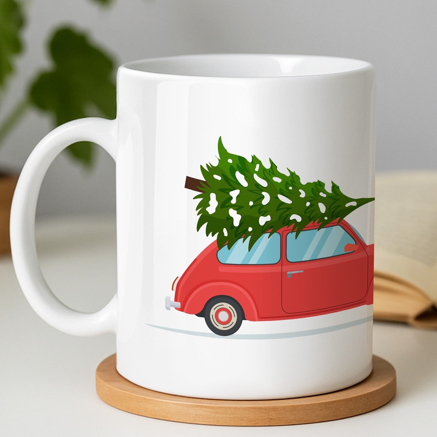 Mug de cerámica Murrano personalizado con impresión - San Nicolás