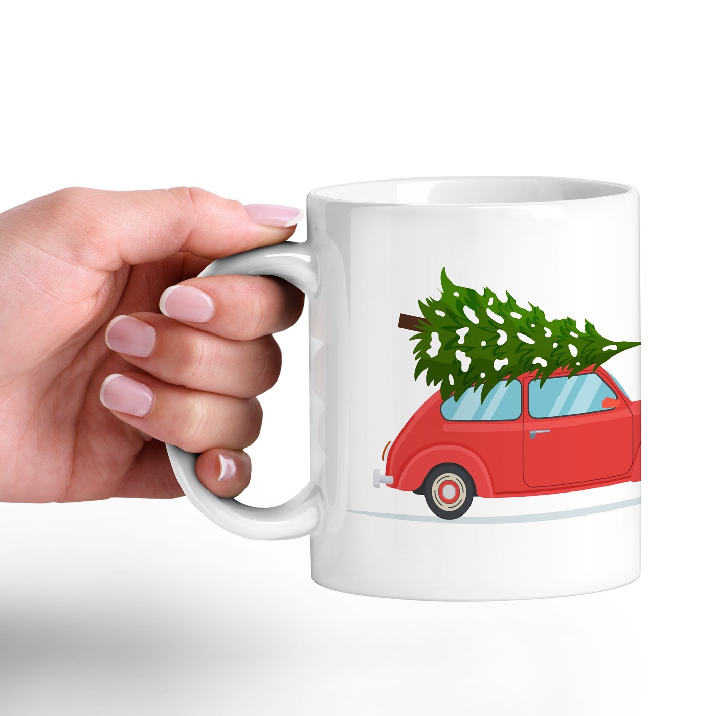 Mug de cerámica Murrano personalizado con impresión - San Nicolás