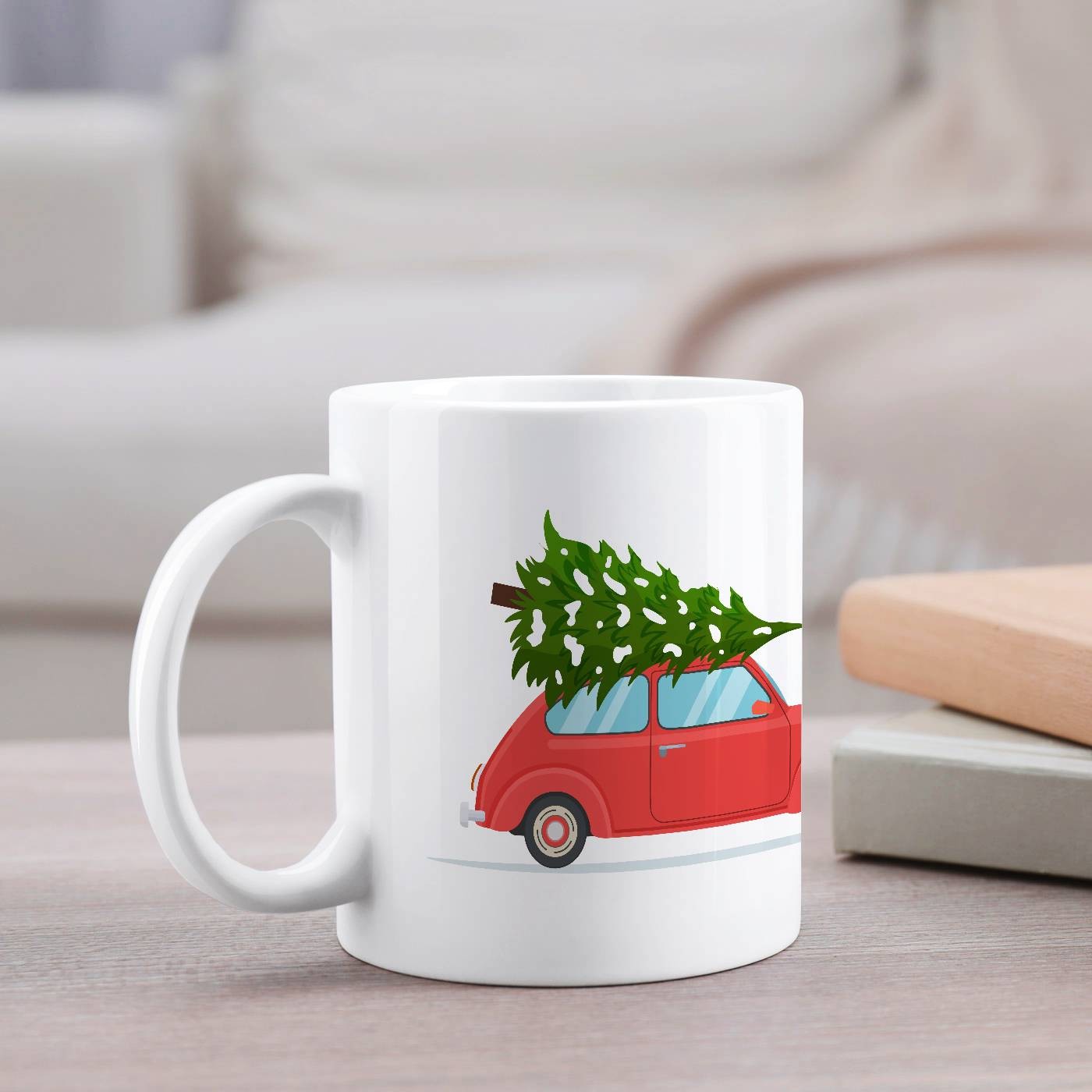 Mug de cerámica Murrano personalizado con impresión - San Nicolás