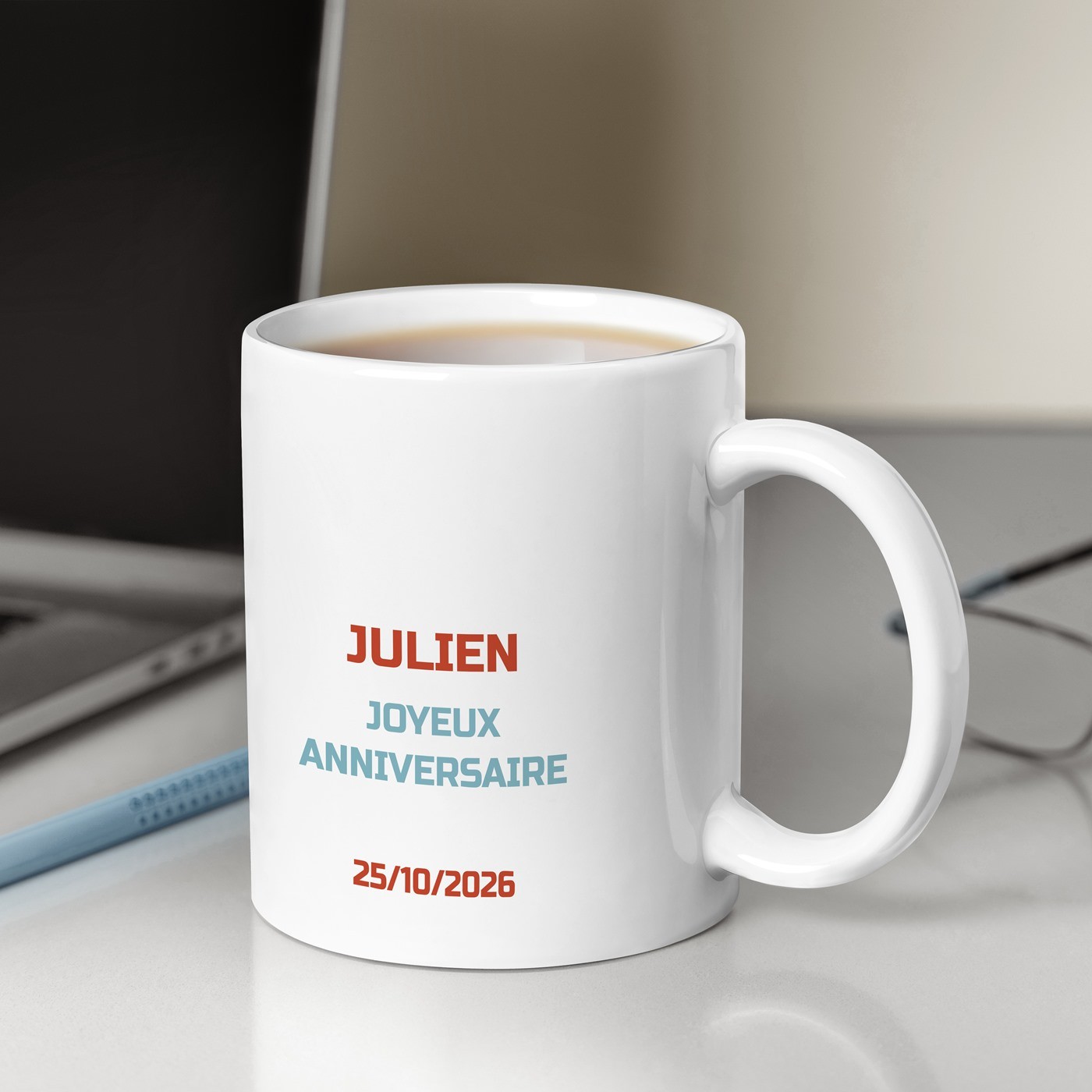 Taza de cerámica blanca Murrano con impresión de videojuegos para hombre de 30 años