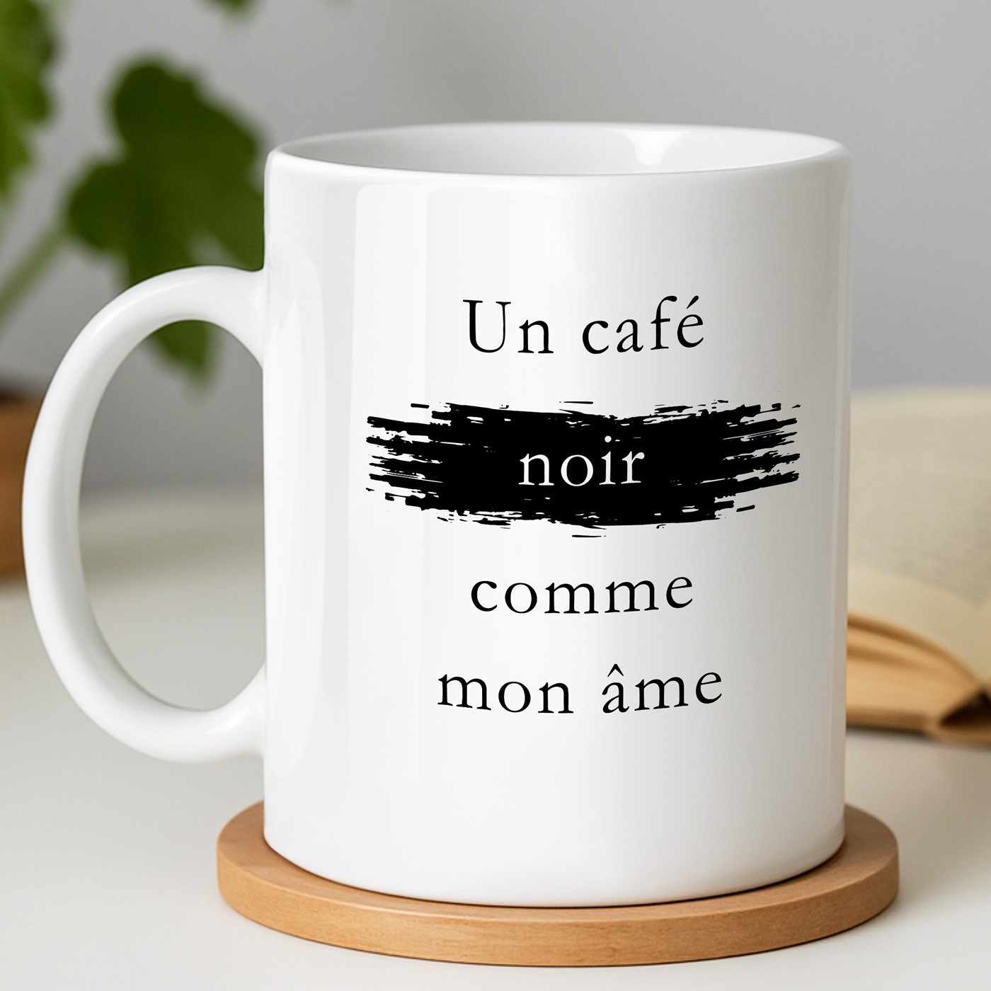 Taza de cerámica Murrano con impresión personalizada para los amantes del café