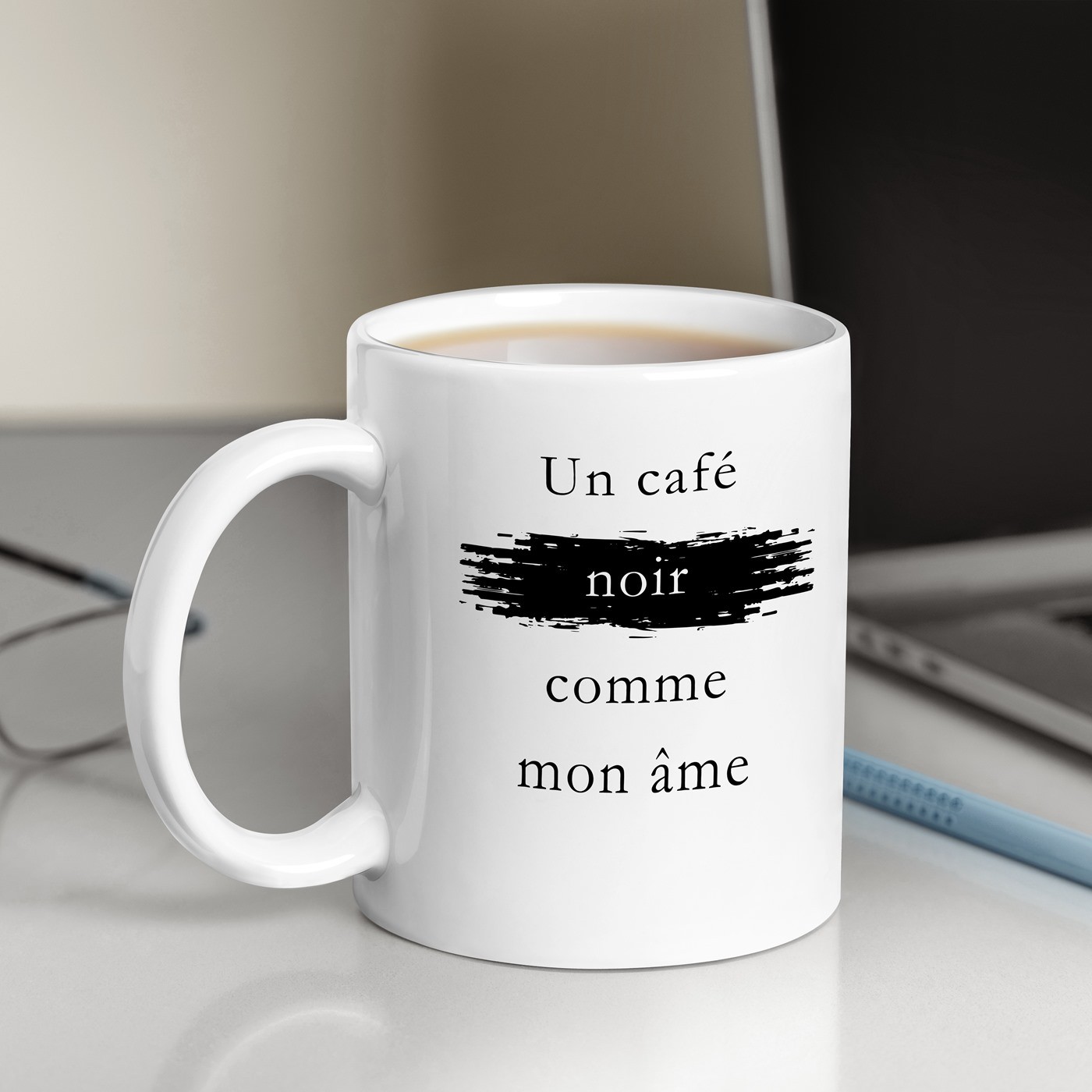 Taza de cerámica Murrano con impresión personalizada para los amantes del café