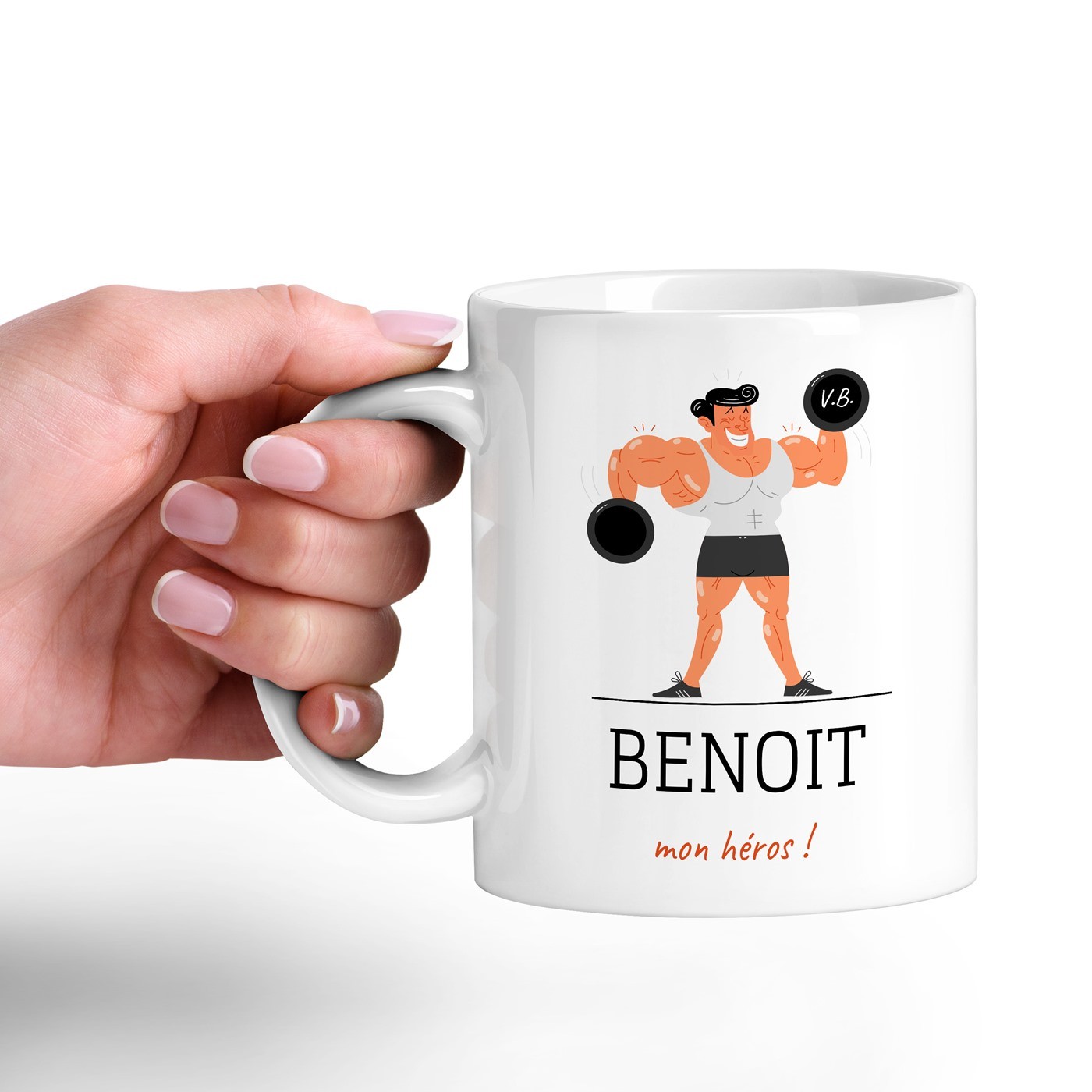 Mug de cerámica Murrano personalizado para él - Regalo de cumpleaños