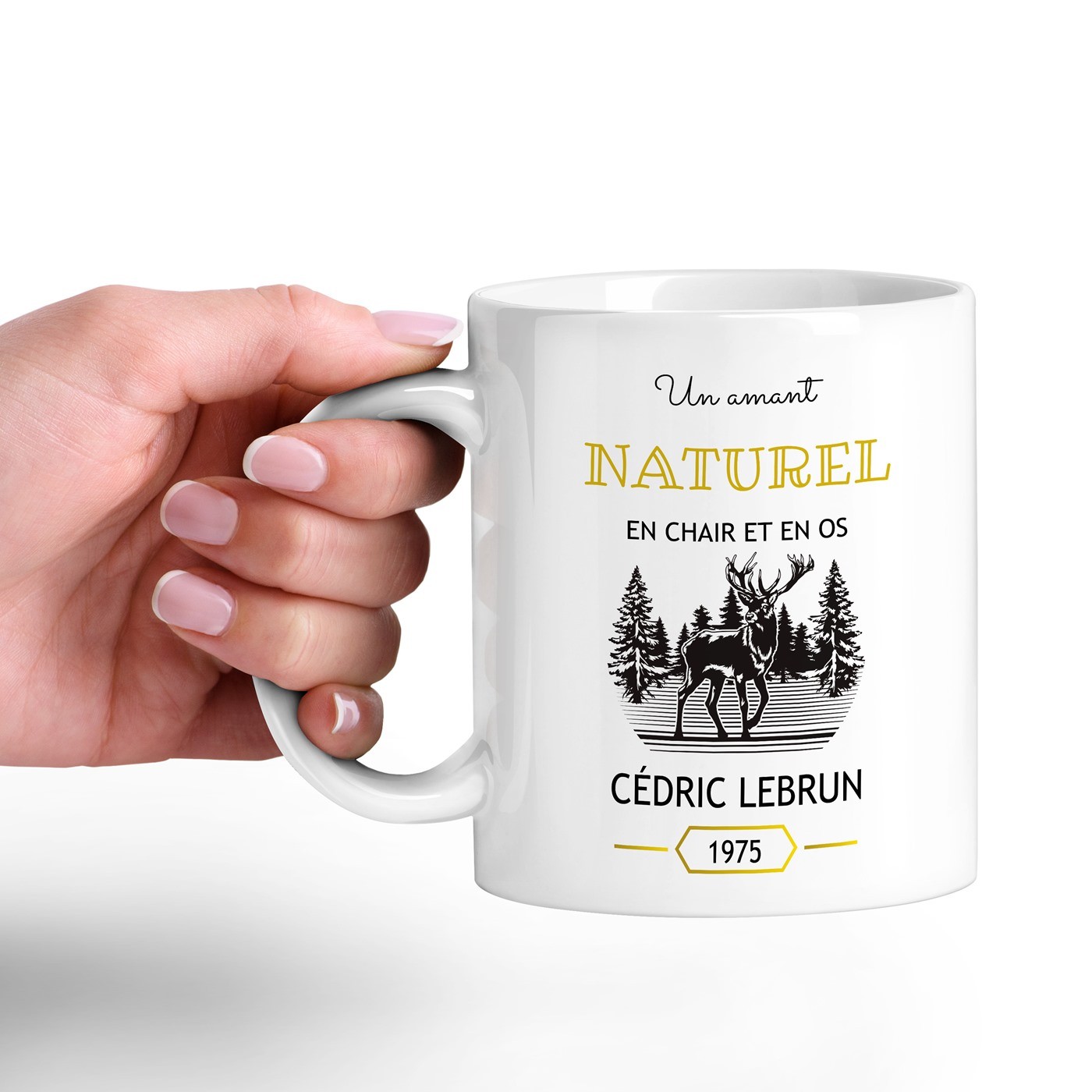 Mug de cerámica Murrano con impresión para la fiesta de solteril masculino