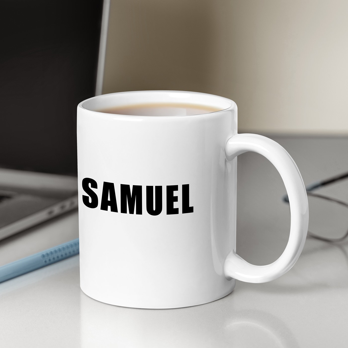 Taza de cerámica Murrano con impresión de músico para hombres