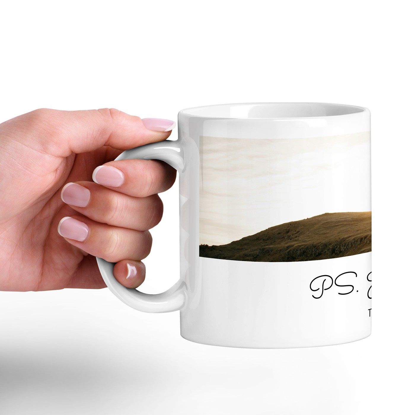 Tasse en céramique blanche Murrano avec photo pour anniversaire ou cadeau de mariage