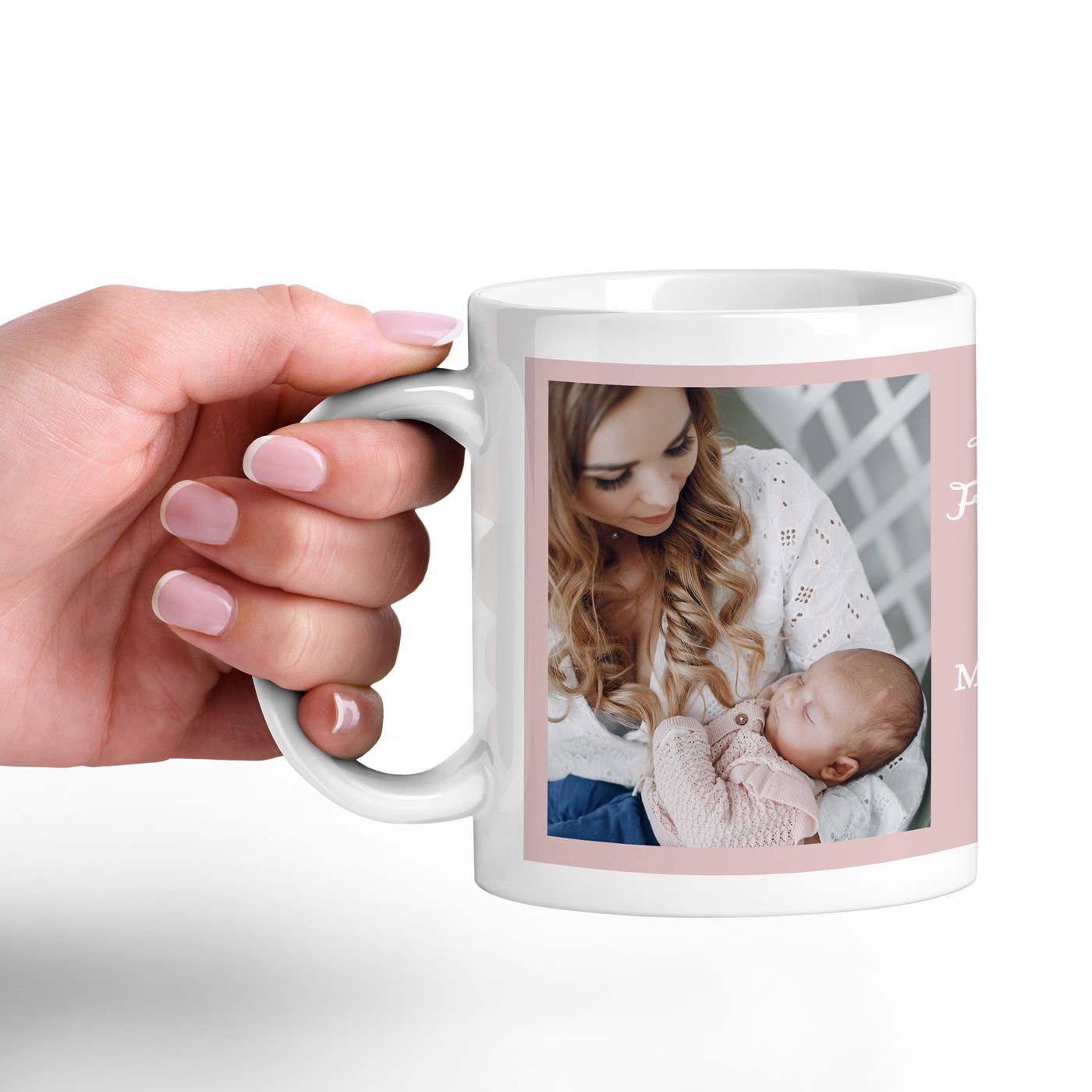 Murrano Ceramic Mug with Photo for First Mother's Day
