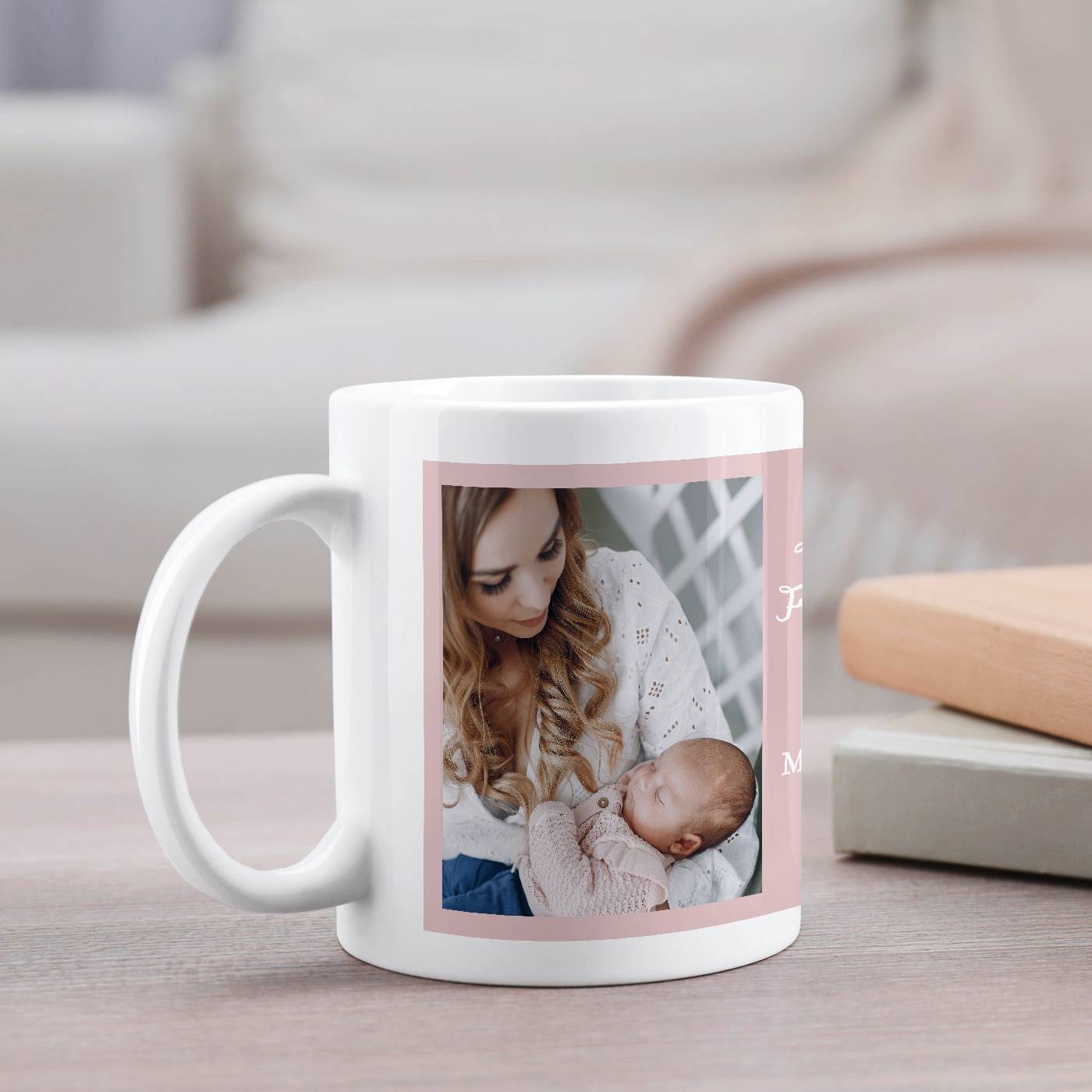 Murrano Ceramic Mug with Photo for First Mother's Day