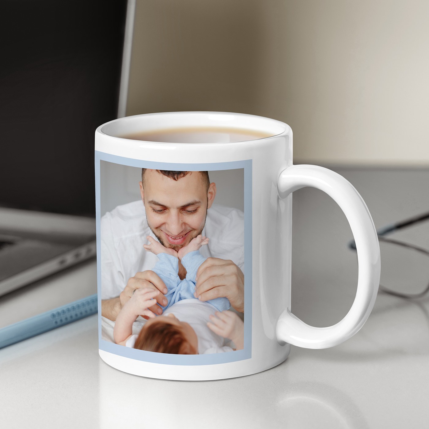 Mug de cerámica personalizado para el primer Día del Padre