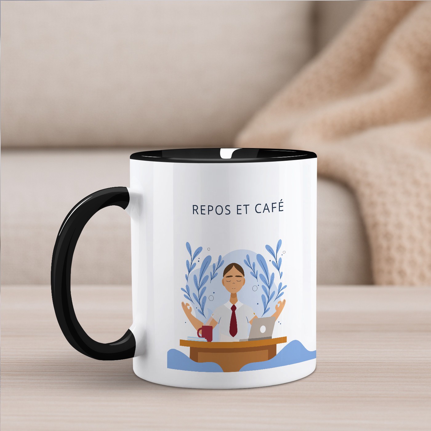 Tasse en céramique Murrano personnalisée pour enseignants