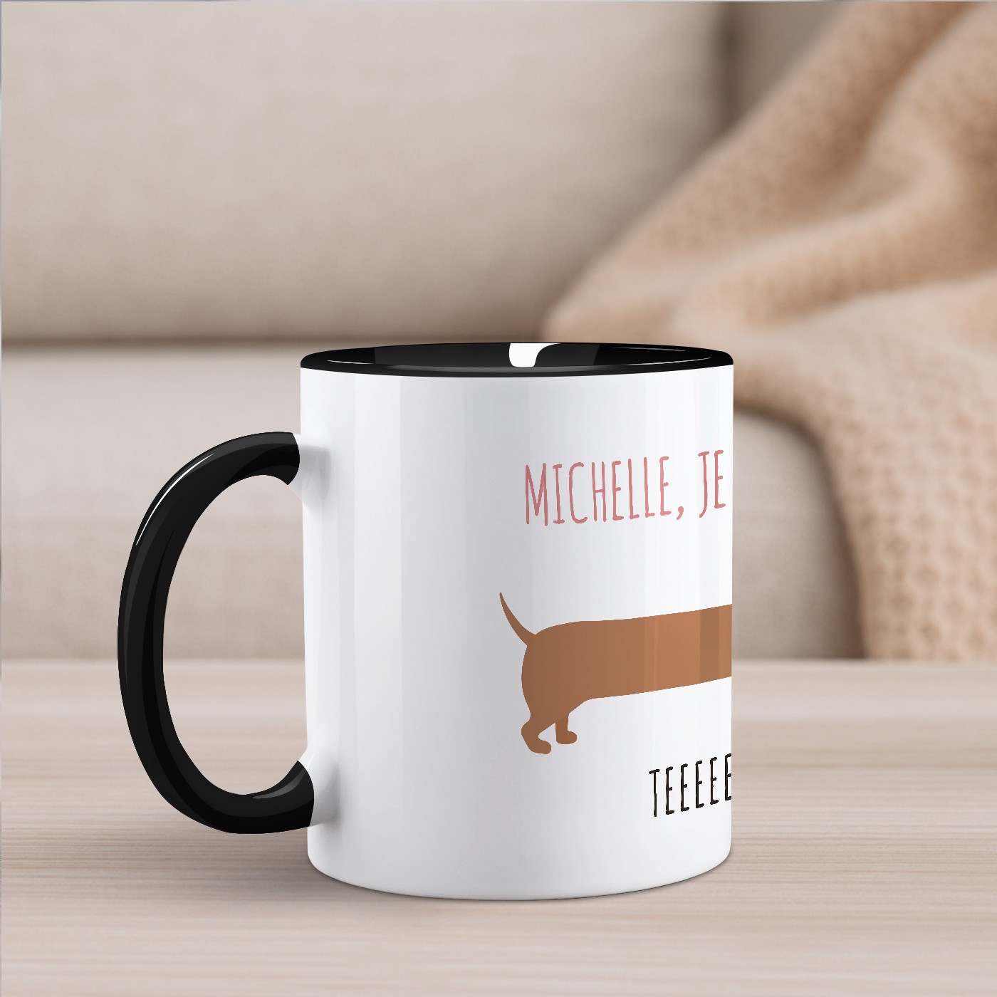 Taza de cerámica Murrano - Regalo personalizado para amante de los perros