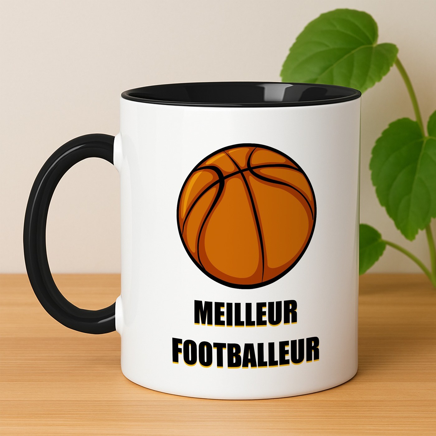 Mug de cerámica personalizado Murrano para aficionado al fútbol