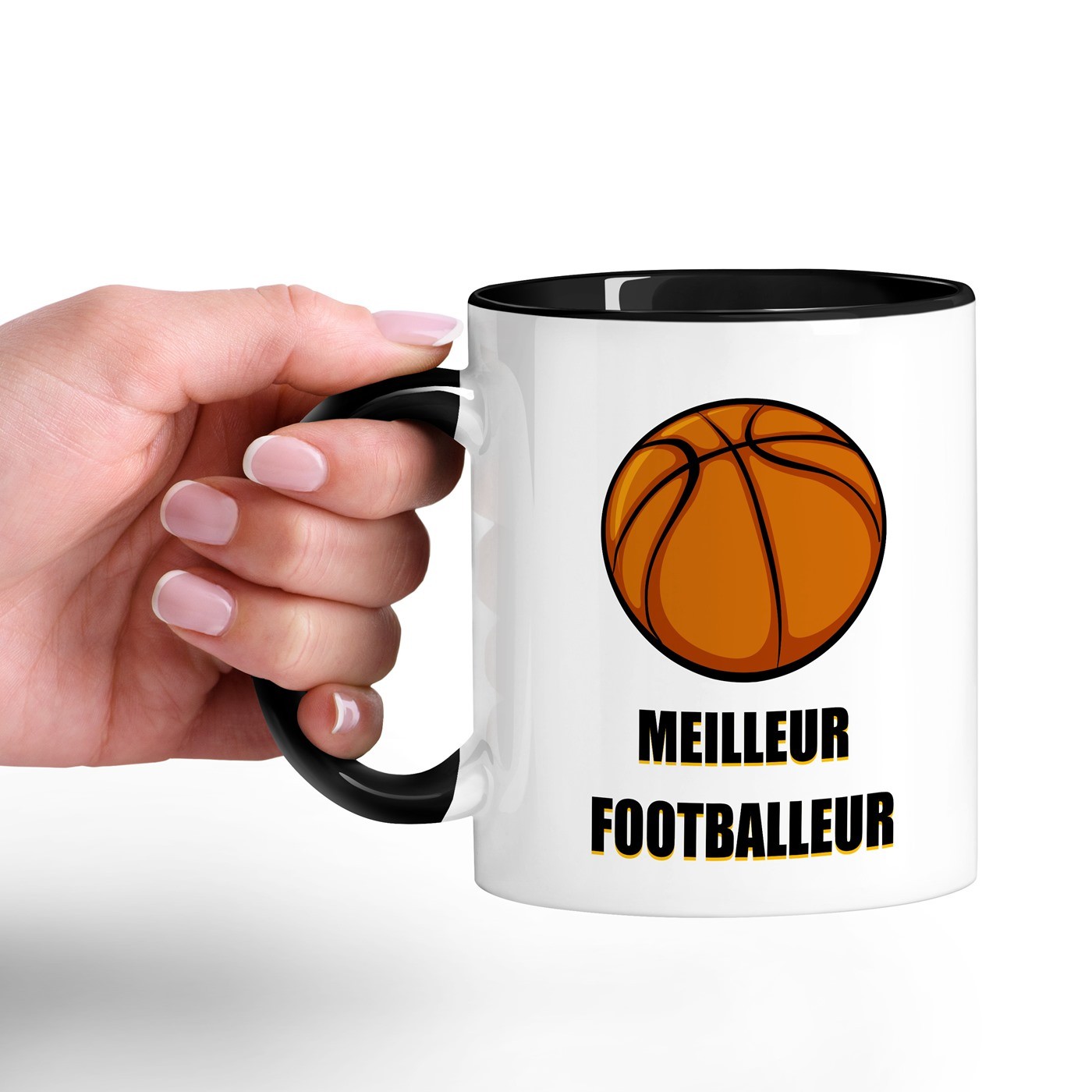 Tasse en céramique personnalisée Murrano pour fan de football