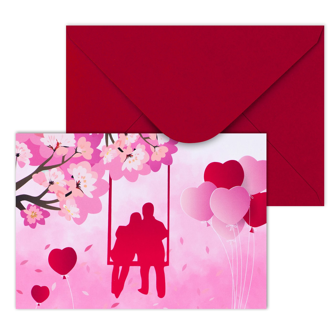 Tarjeta de amor 3D Murrano