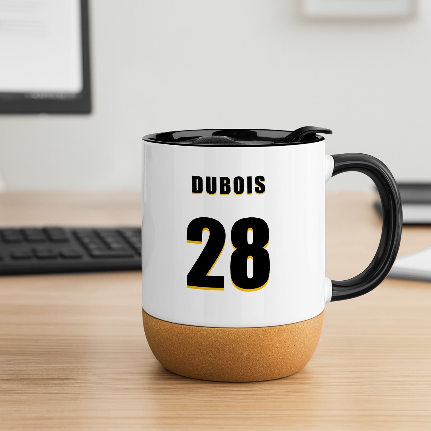 Taza de baloncesto con tapa de cerámica Murrano