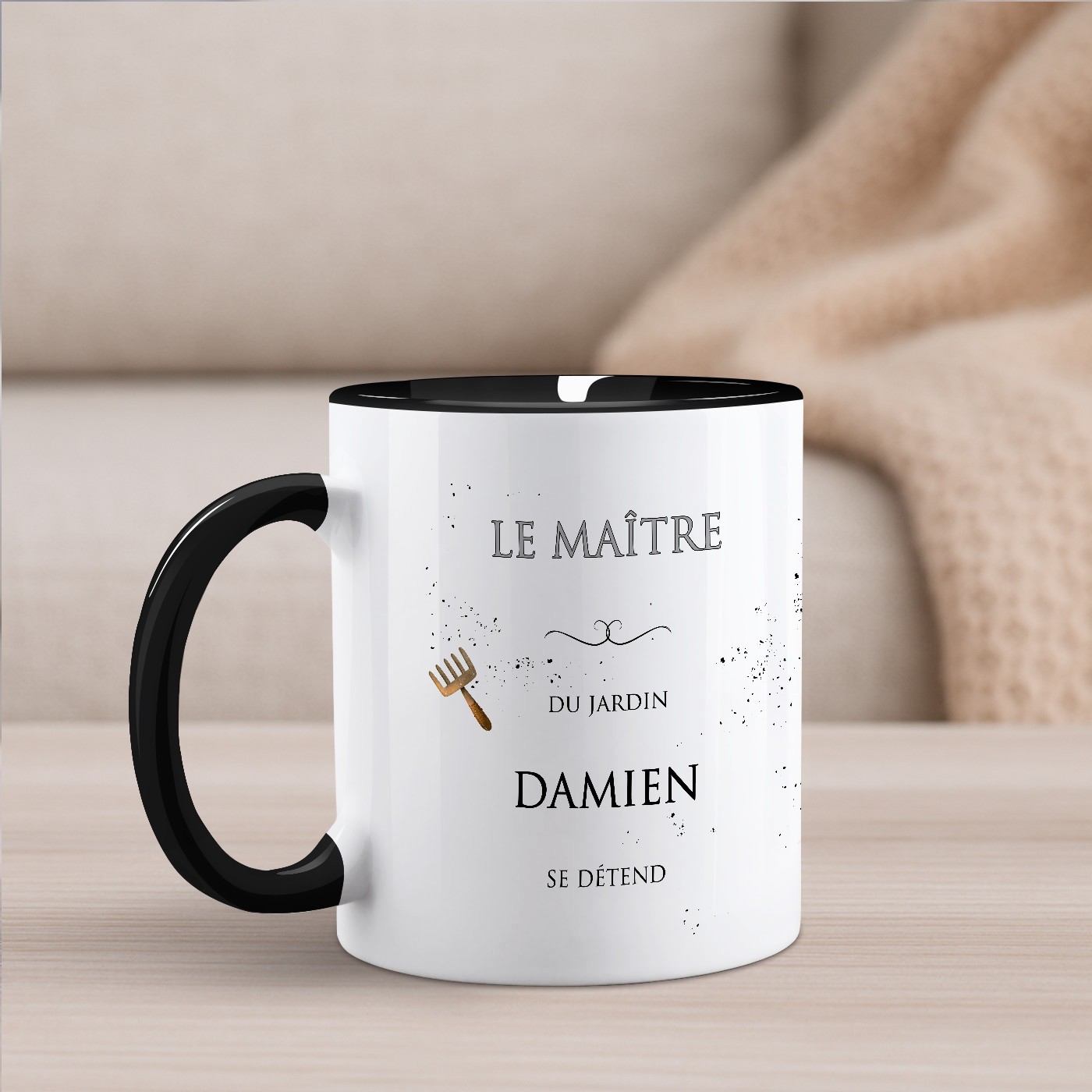 Mug de cerámica personalizado Murrano para el Día del Abuelo