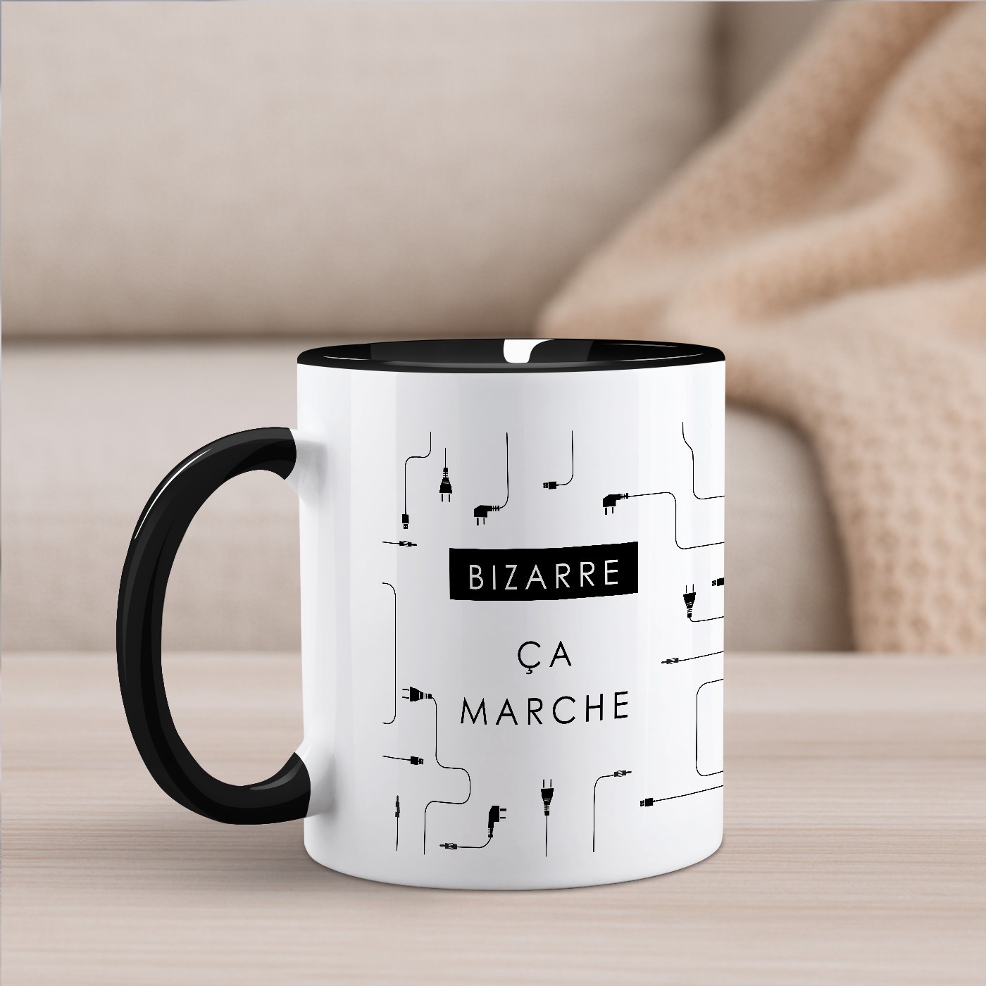 Taza de cerámica personalizada Murrano para científicos de la computación