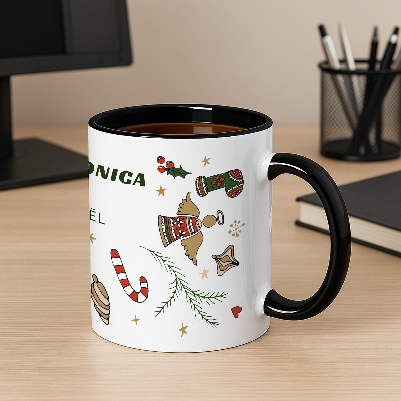 Mug de cerámica personalizado Murrano para mujer