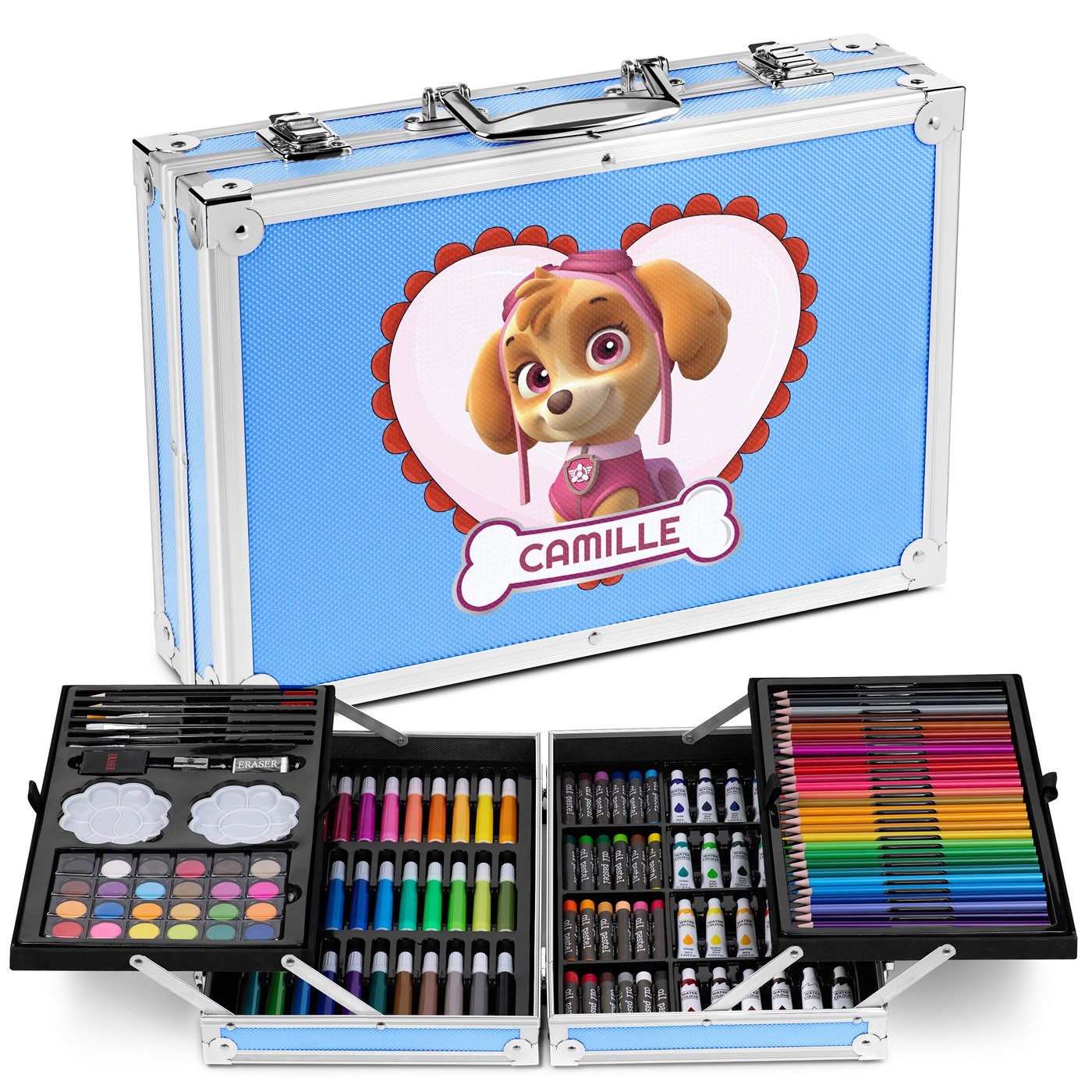 Murrano Custom Coloring Case with Skye from Pat's Patrol for a Little Girl