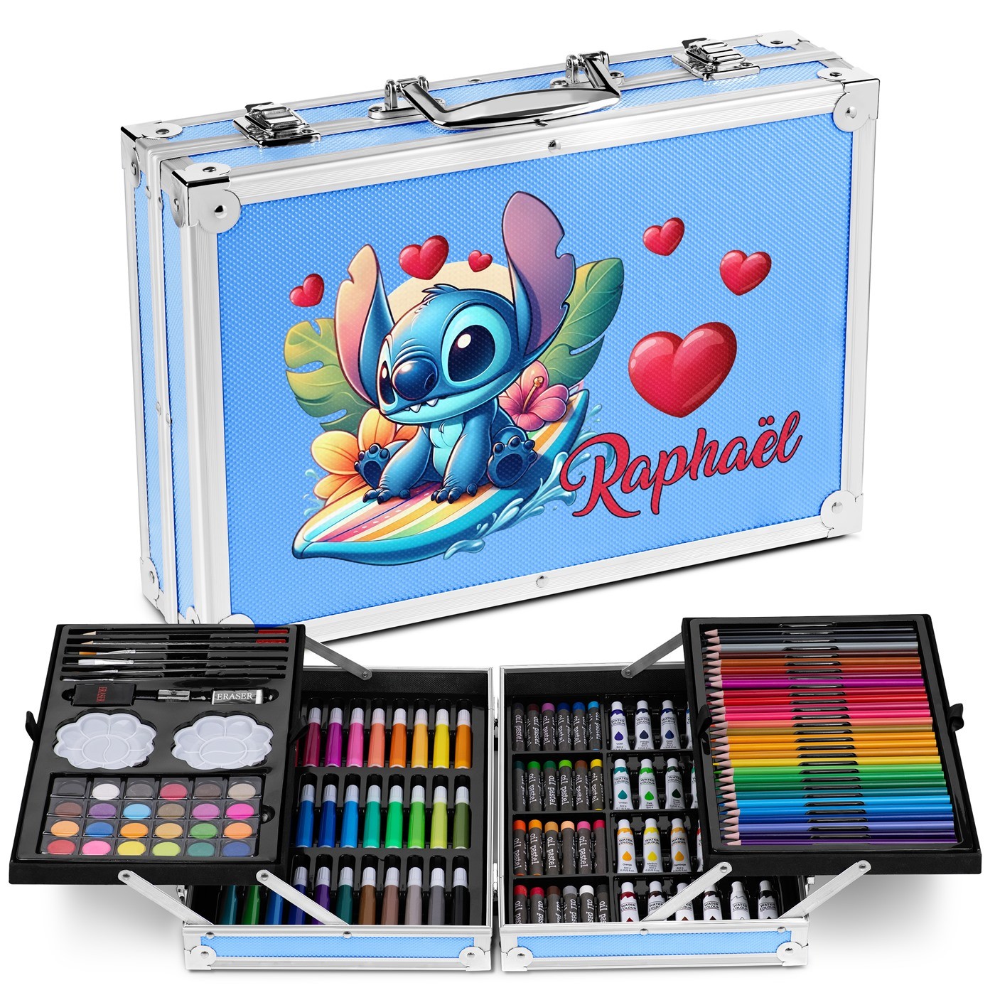 Murrano Custom Blue Coloring Case with Stitch for Nephew's Birthday