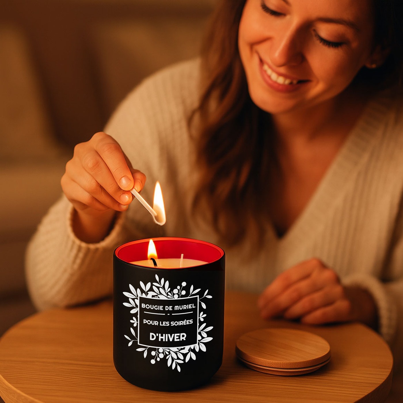 Murrano Soy Wax Candle for Fiancée's Birthday