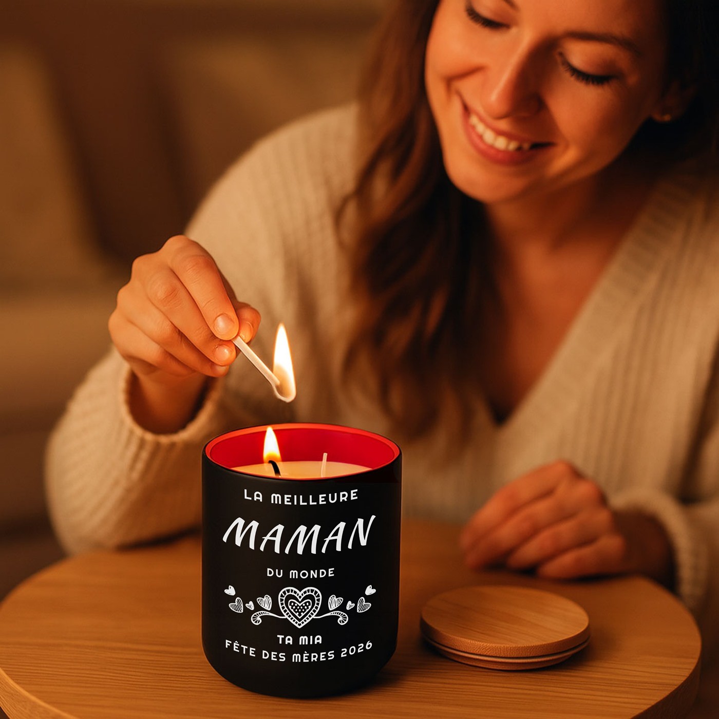 Murrano Custom Soy Wax Candle for Mom's Mother's Day