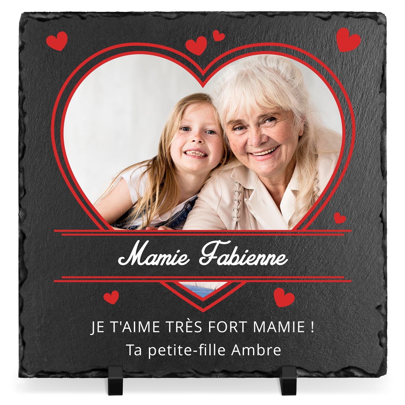 Murrano Blackboard with Photo Impression for Grandma's Birthday